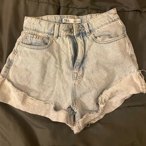 Light Wash Denim Shorts